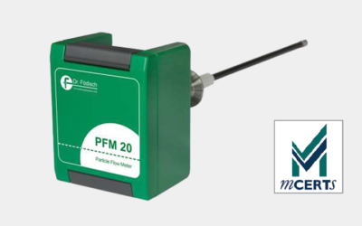 MCERTS Certification Issued for PFM20 Particulate Monitor